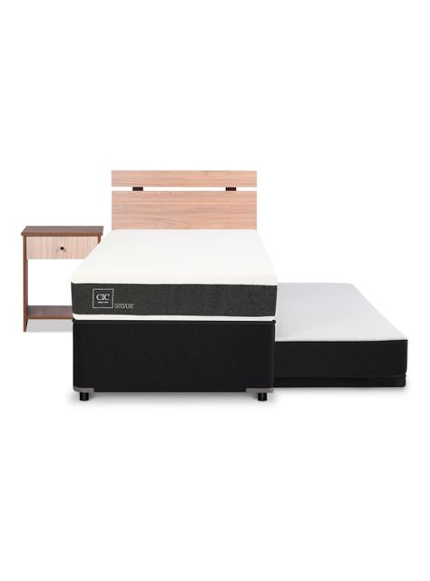 Diván Ortopedic Black 1.5 Plazas + Set Muebles Olmo-2