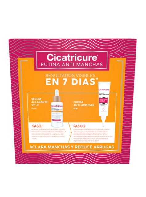 Pack Cicatricure Anti-Manchas Serum Aclarante Vit C 30 ml + Crema Antiarrugas Rosita 60 g-1