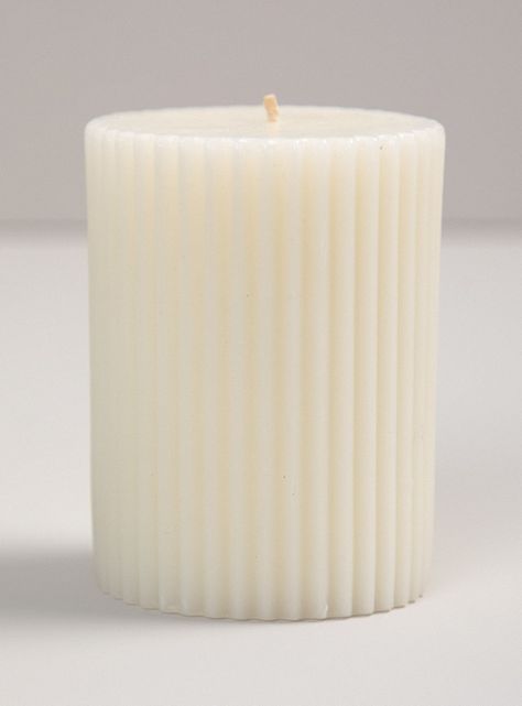 Vela Pilar Ecru 10x7 cm-0