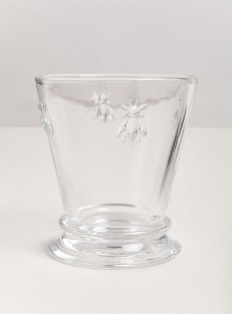 Set 4 Vasos Cortos Vidrio Bee-1