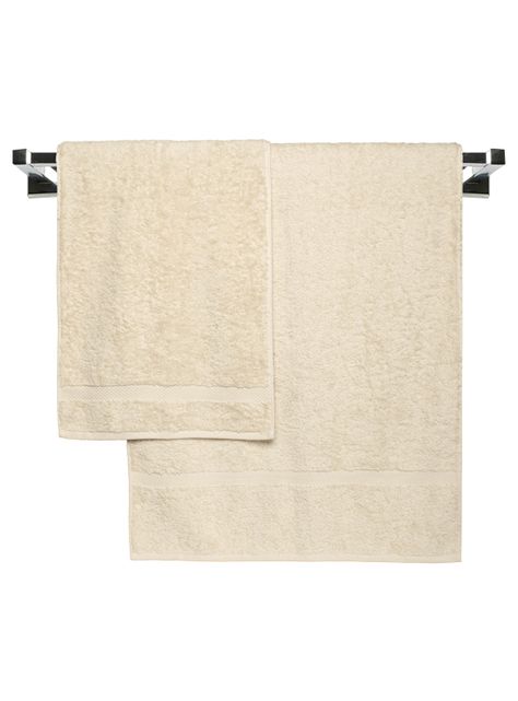 Set Lourdes Toalla de Baño + Mano 700 grs Beige-0