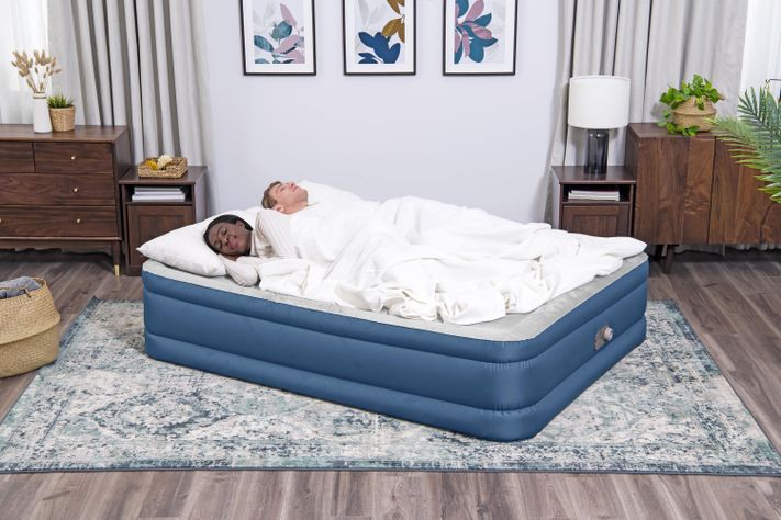 Colchón Matrimonial Inflable Fortech 203x152x46 cm-6