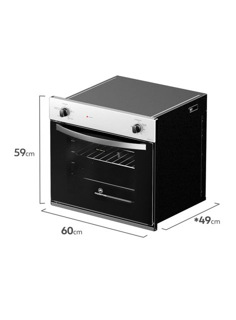 Horno Empotrable 66 Litros M Spazio 110A Negro-3
