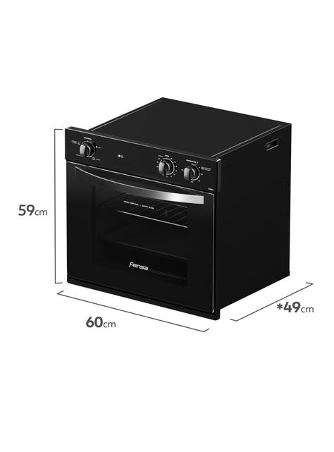 Horno Empotrable 66 Litros F1060NA Negro-2