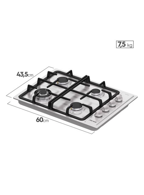 Encimera a Gas 4 Platos FCE 4.3HF T Gas Licuado-1
