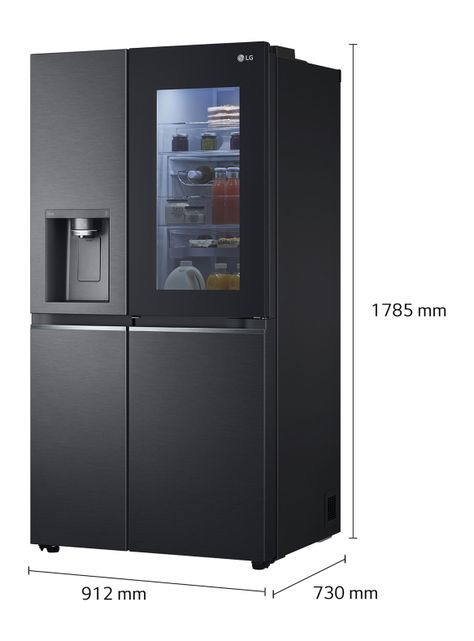 Refrigerador Side by Side No Frost 598 Litros LS66SXTC Instaview-1