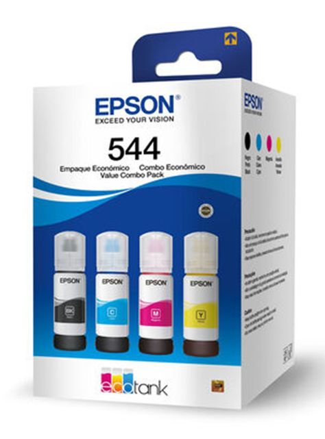 Pack Botellas de Tinta Color T544 x 4-0