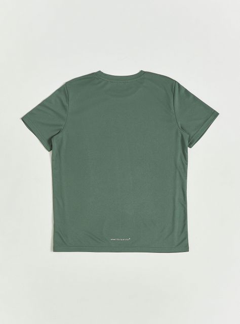 Polera Técnica Deportiva con Paneles de Malla en Costados-1
