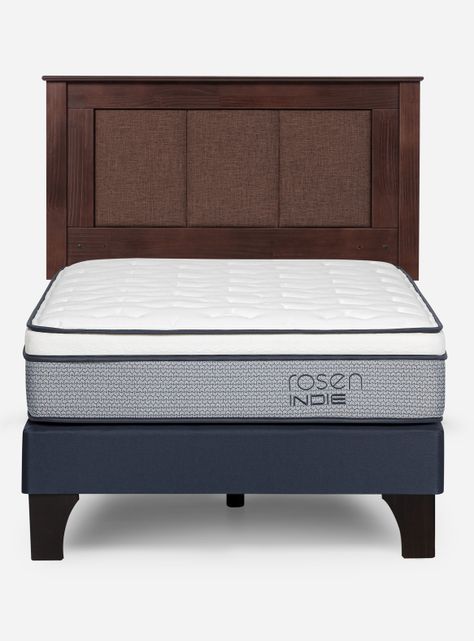 Cama Europea Indie 1 Plaza + Respaldo Rachel-1