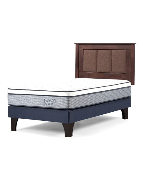 Cama Europea Indie 1.5 Plazas + Respaldo Rachel-0