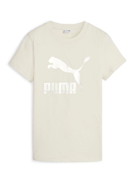 Polera Classics White Shiny Logo Tee-0