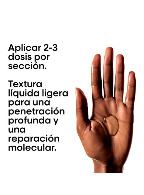 Tratamiento Liquido Sérum con Aclarado Reparación Molecular Profunda Cabello Dañado Absolut Repair Molecular 250ml-4