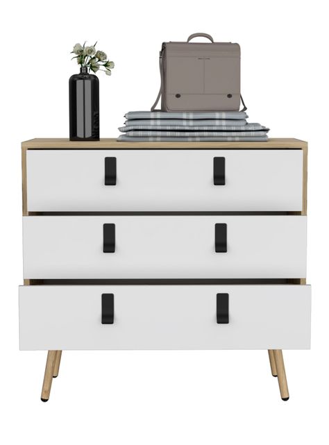 Cajonera Huna Macadamia/Blanco-0