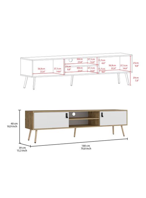 Rack TV 70" Huna-1