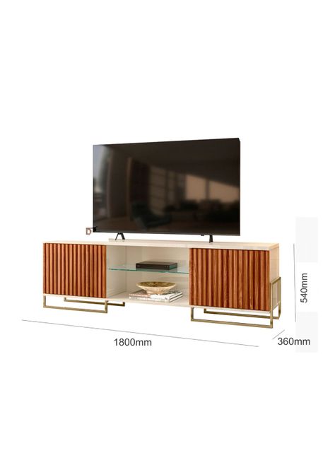 Rack TV 75" Metallic 1.8 Bicolor-1