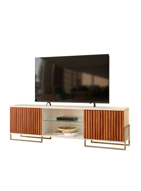 Rack TV 75" Metallic 1.8 Bicolor-0