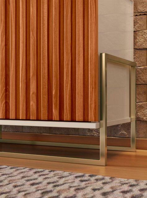 Rack TV 75" Metallic 1.8 Bicolor-2