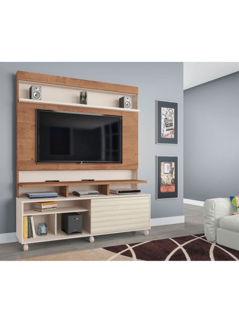 Estante Atlanta TV 55" Atlanta Bicolor-2