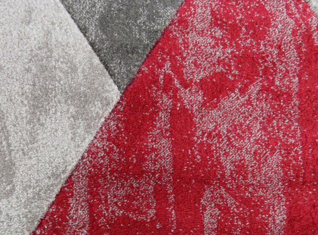Alfombra Carved Florida 170 x 230 cm Rojo-1