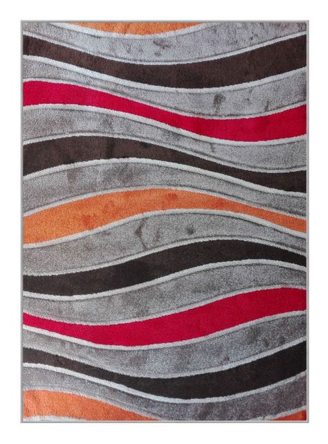 Alfombra Frize Carved 170 x 230 cm Naranjo-0