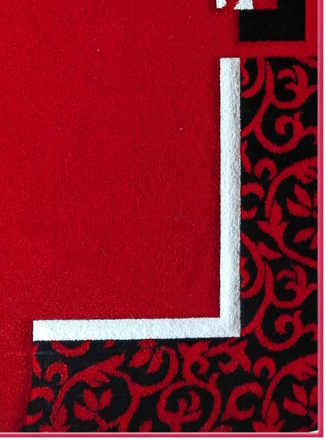Alfombra Frize Carved 150 x 200 cm Rojo-1