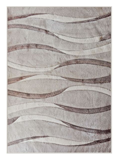 Alfombra Frize Carved D6 170 x 230 cm Crema Idetex-0