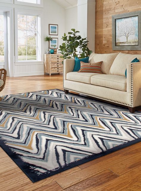 Alfombra Heatset Rainbow 200 x 285 cm Navy-2