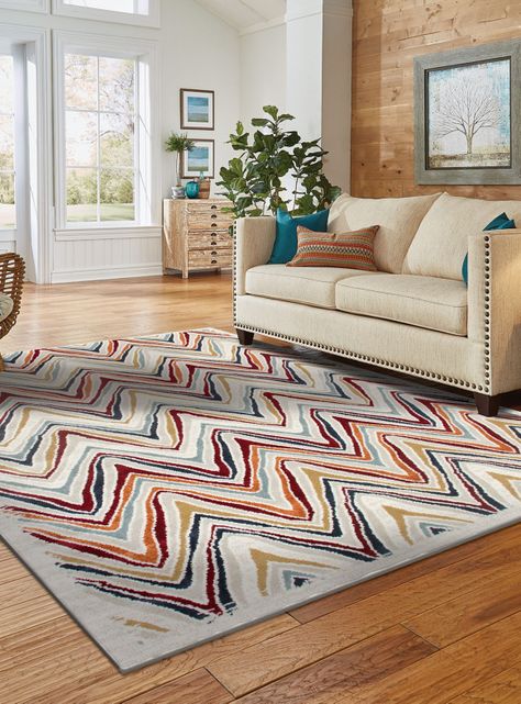 Alfombra Heatset Rainbow 200 x 285 cm Multicolor-2