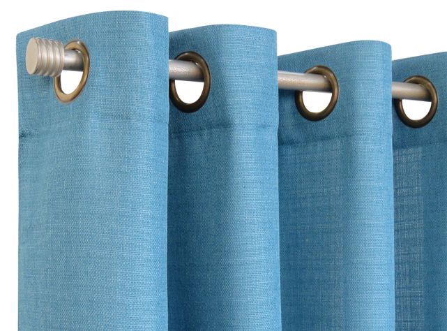 Set Cortinas Mónaco Turquesa Idetex-1