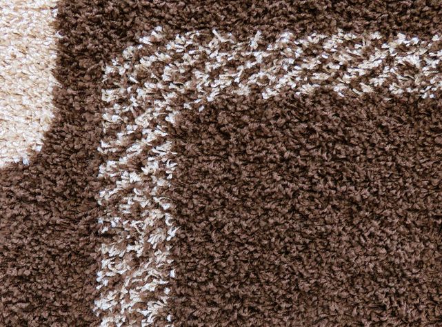 Alfombra Shaggy D1 150 x 200 cm Chocolate Idetex-2