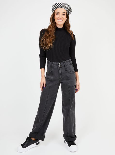 Jeans Lorenza Gris-3