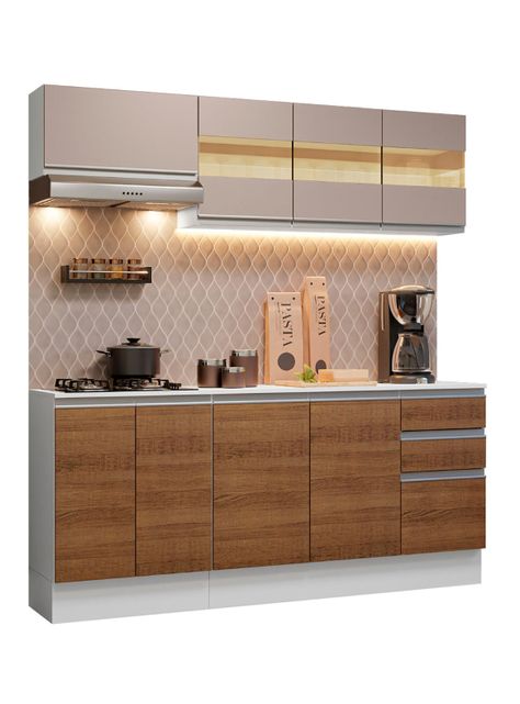 Kit Cocina Super Smart 9 Puertas 2 Cajones-0