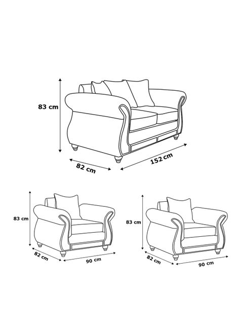 Juego Living Franco 211 Cuero Auris-1