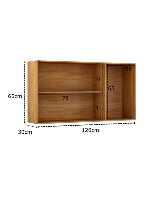 Mueble Aéreo Sao Luis 120 cm 3 Puertas-1