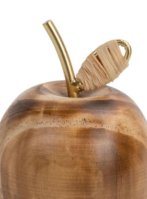 Manzana Decorativa Madera-2