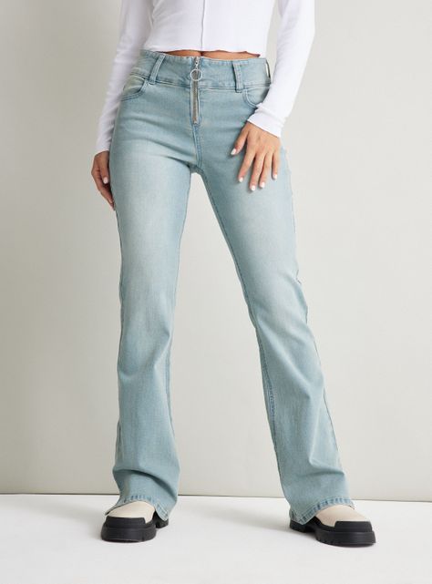 Jeans Cierre Delantero la Vista-0