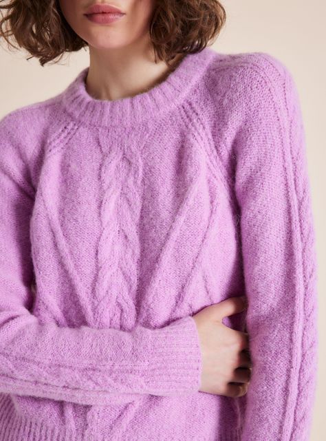Sweater Diseño Trenzado con Lana-3