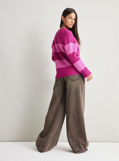 Sweater Cuello Redondo Rayas-5