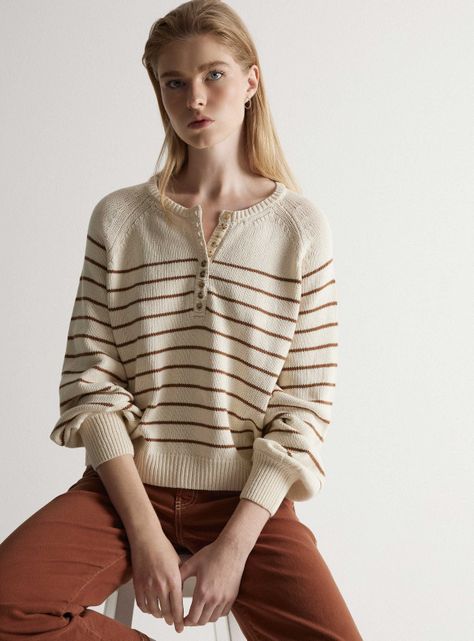 Sweater Rayado Algodón-0