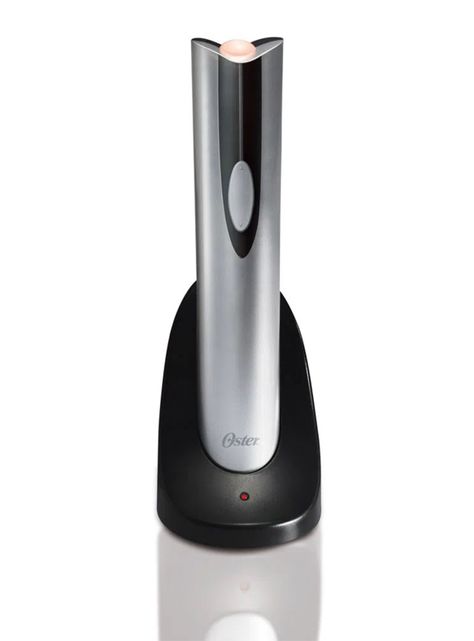 Descorchador Eléctrico para Vinos Plateado 4207-1