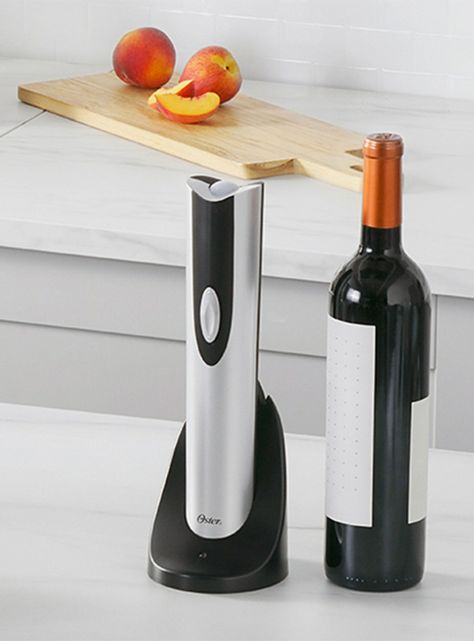 Descorchador Eléctrico para Vinos Plateado 4207-3