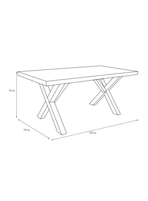 Mesa Comedor Cruzeta 180 cm-2