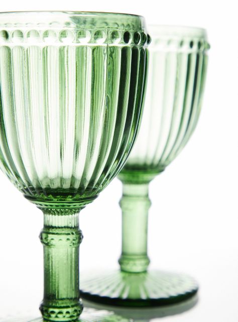 Set 4 Copas Rayas Verde 250 ml-2