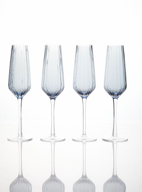 Set 4 Copas Flauta Violeta 250 ml-0