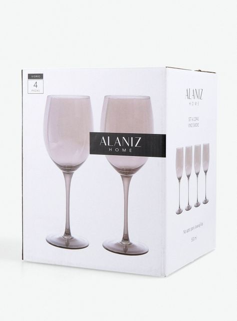 Set 4 Copas Vino Smoke 530 ml-3