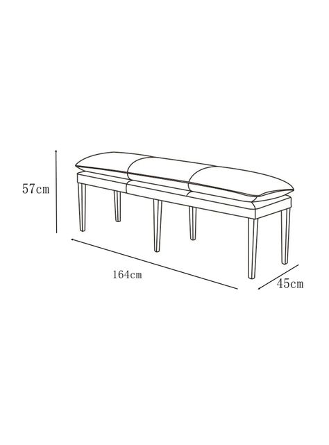 Banqueta Escandiva 164 cm-2