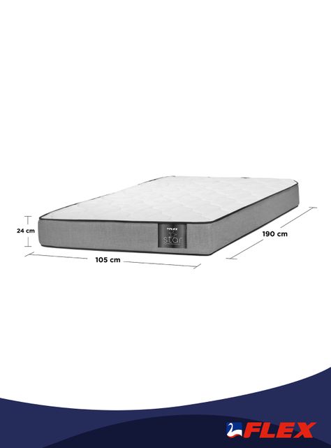 Colchón Star 1.5 Plazas x 190 cm-1