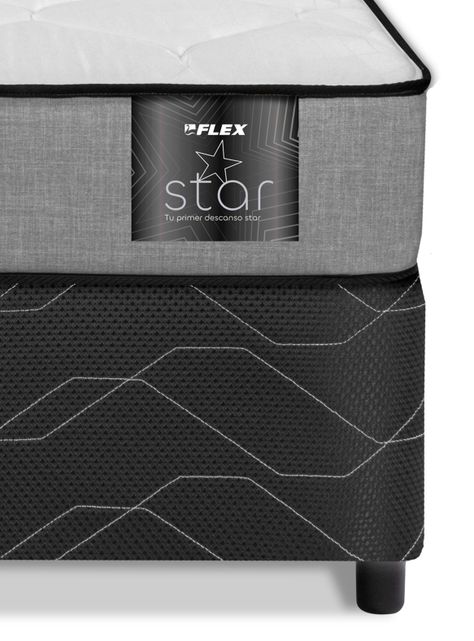 Cama Americana Star 1.5 Plazas x 190 cm-2