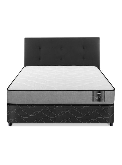 Cama Americana Star 2 Plazas x 190 cm + Respaldo Royal-1