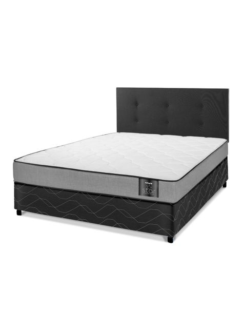 Cama Americana Star 2 Plazas x 190 cm + Respaldo Royal-0